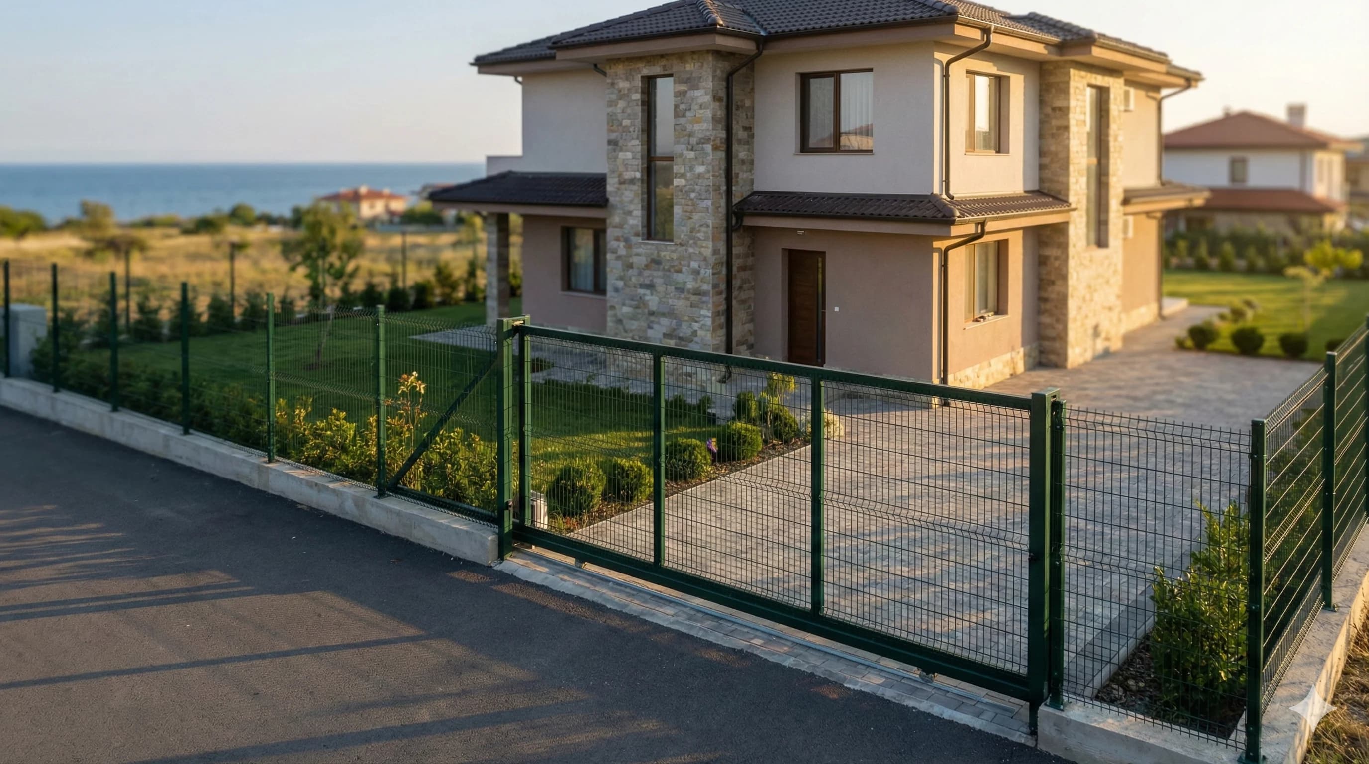 Метални оградни пана RAL 7016 антрацит