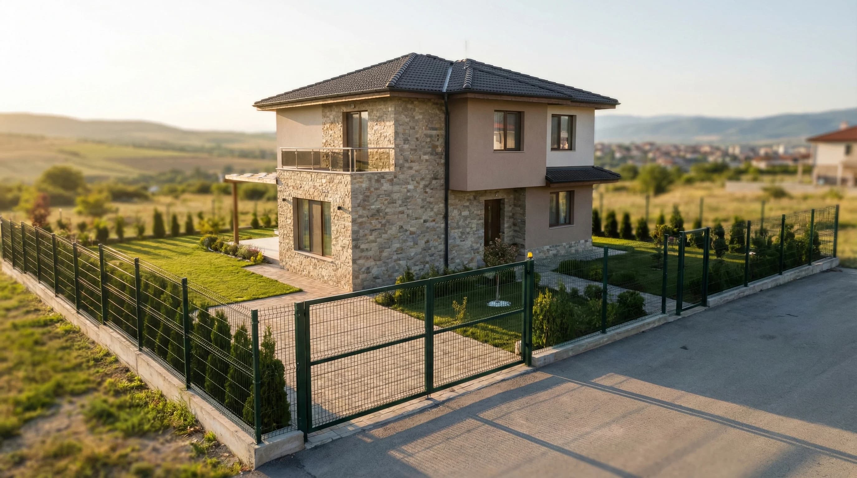 Индустриални оградни пана за фабрики и складове