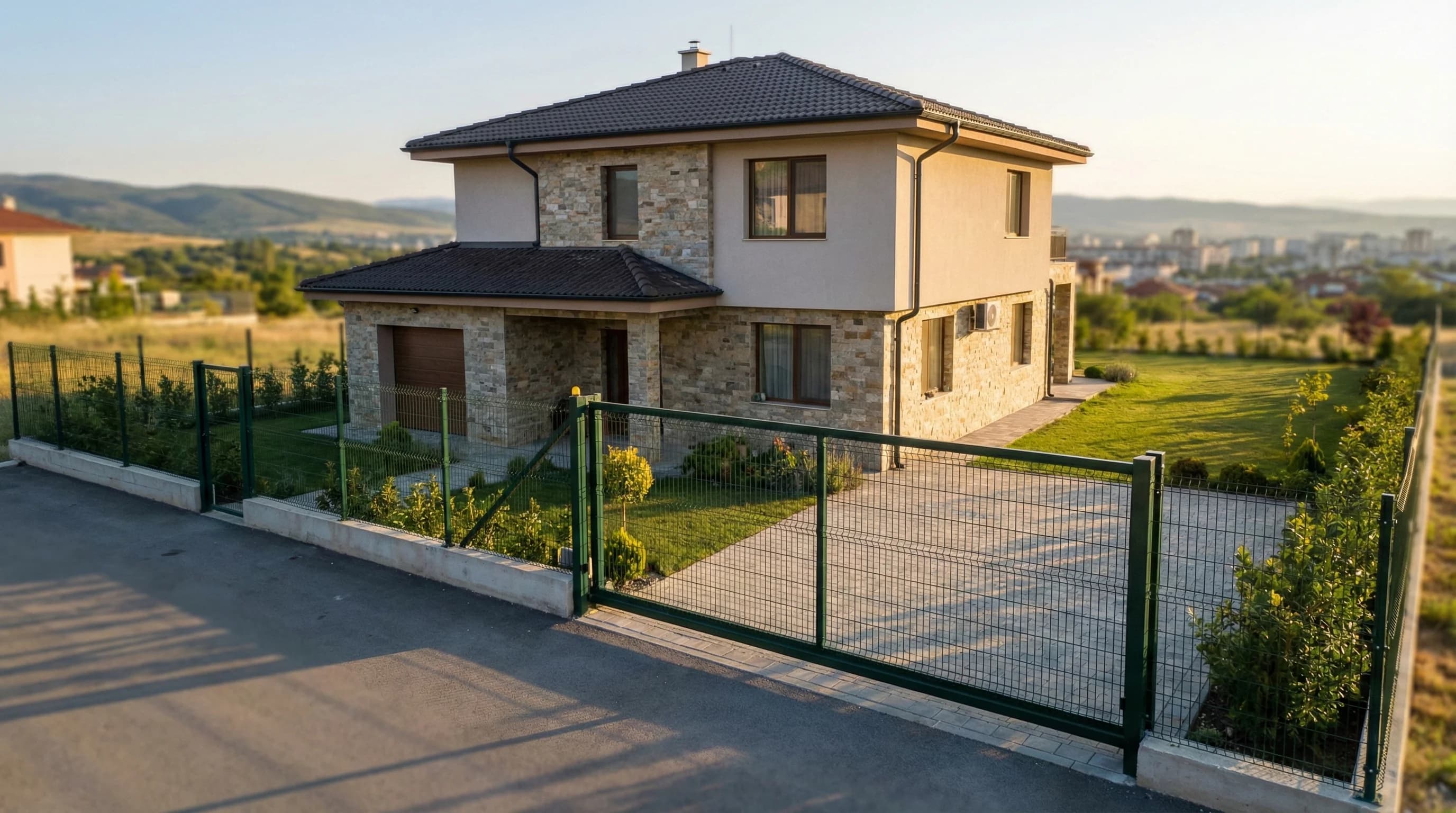 Оградни пана с професионален монтаж