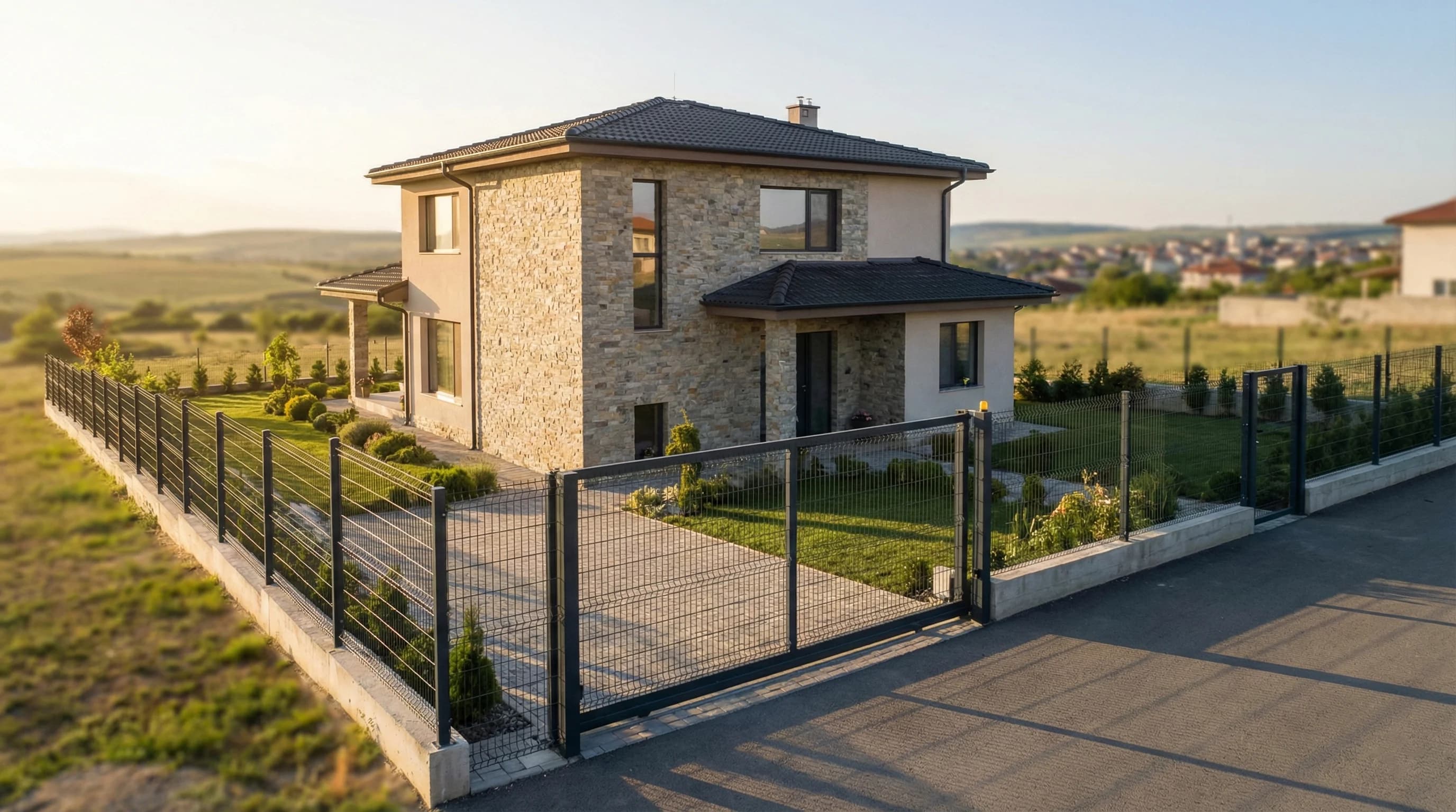 Декоративни оградни пана за градини