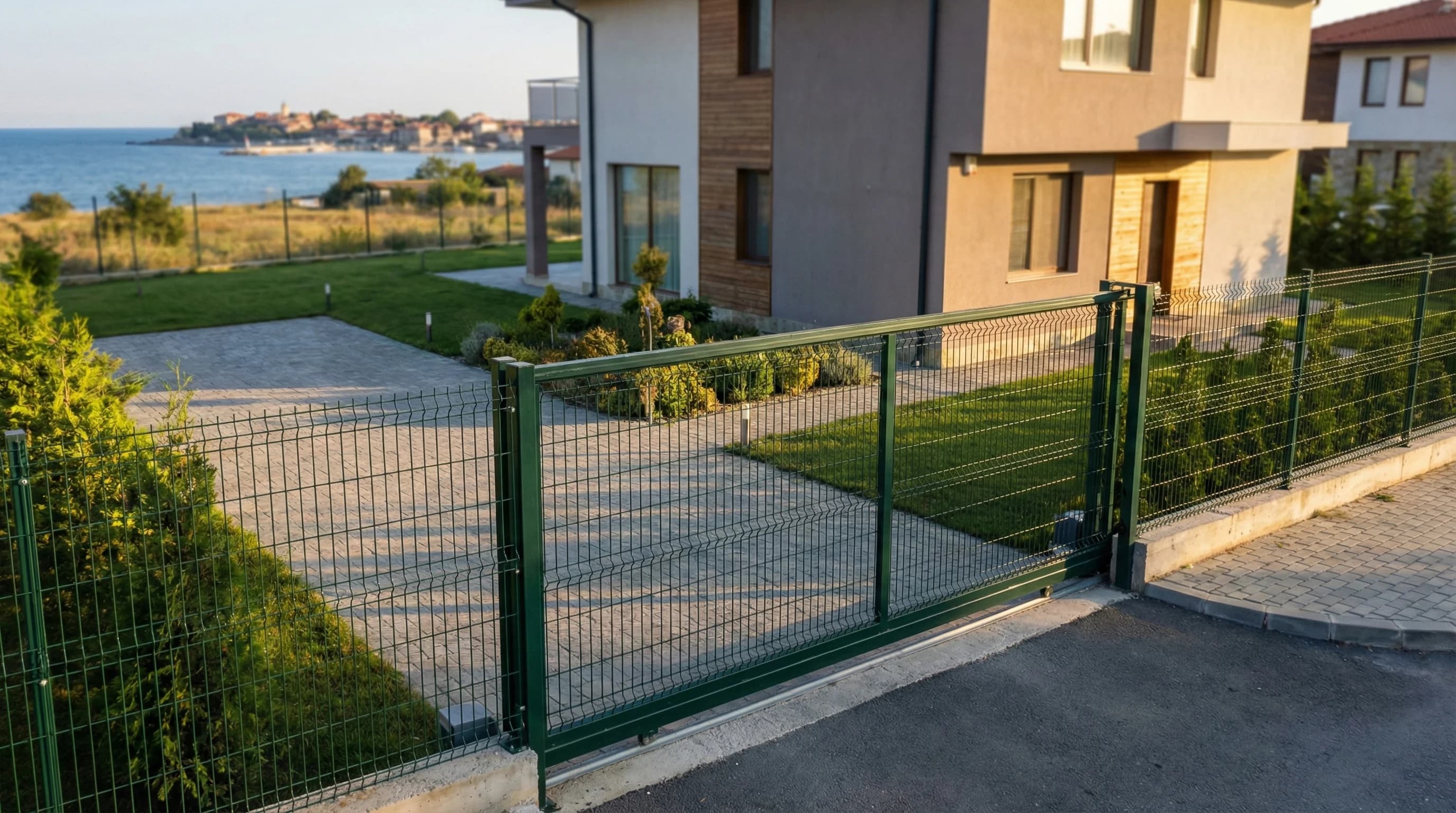 Метални огради с прахово боядисване